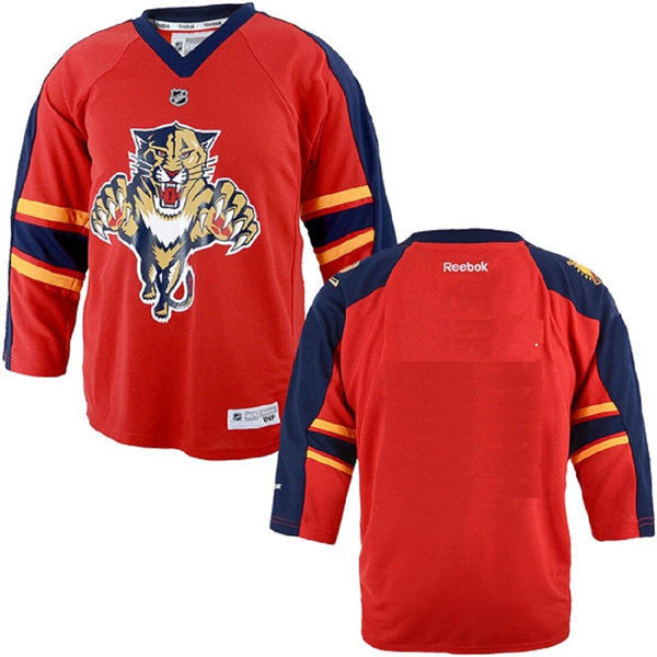 Florida Panthers Blank Red Stitched Jersey - Zenithce