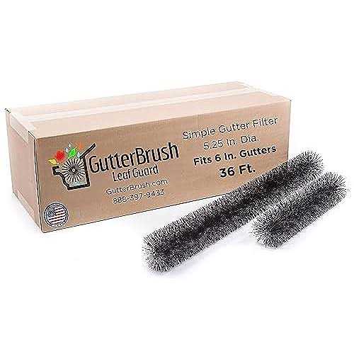 GutterBrush 6 inch Gutter Guard - Zenithce