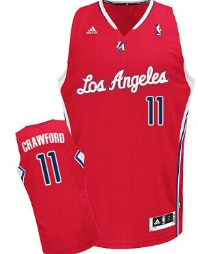 Los Angeles Clippers #11 Jamal Crawford Red Swingman Jersey - Zenithce