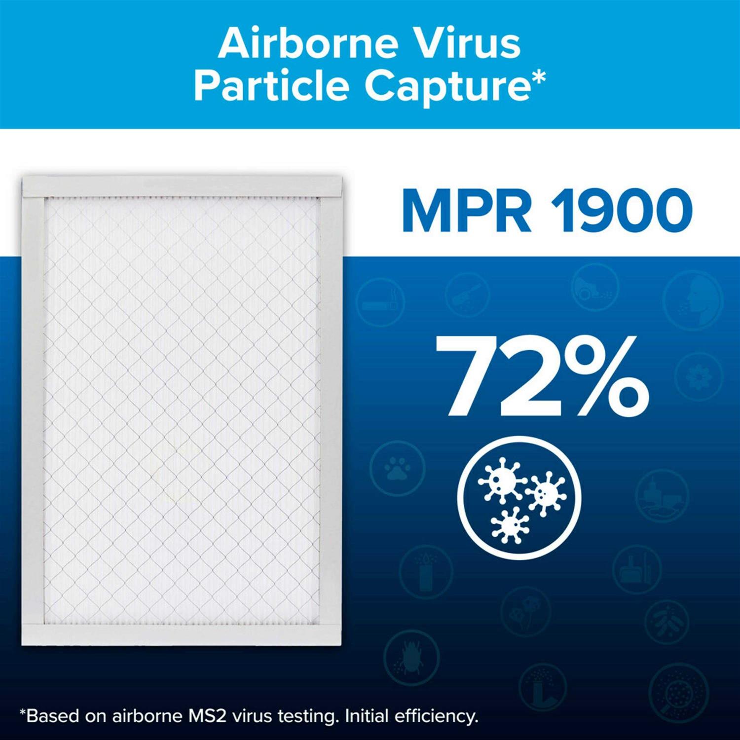 Filtrete Premium Allergen Bacteria & Virus Air Filter 1900 MPR - Zenithce