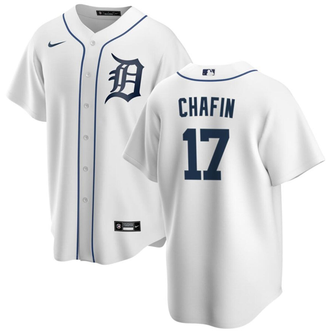 Detroit Tigers #17 Andrew Chafin White Cool Base Stitched Jersey - Zenithce