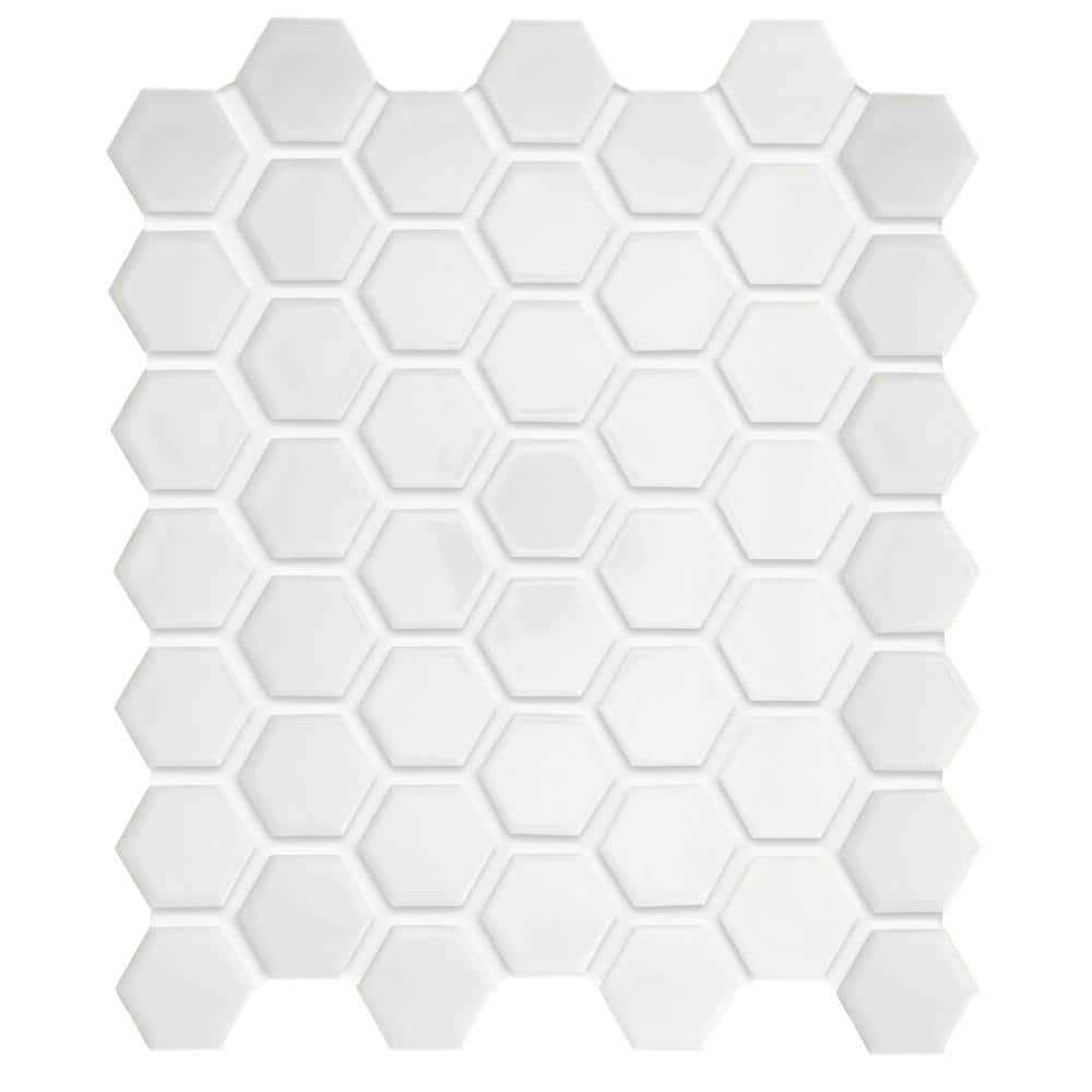 Daltile Restore 10 in. x 12 in. Glazed Ceramic Hexagon Mosaic Tile - Zenithce