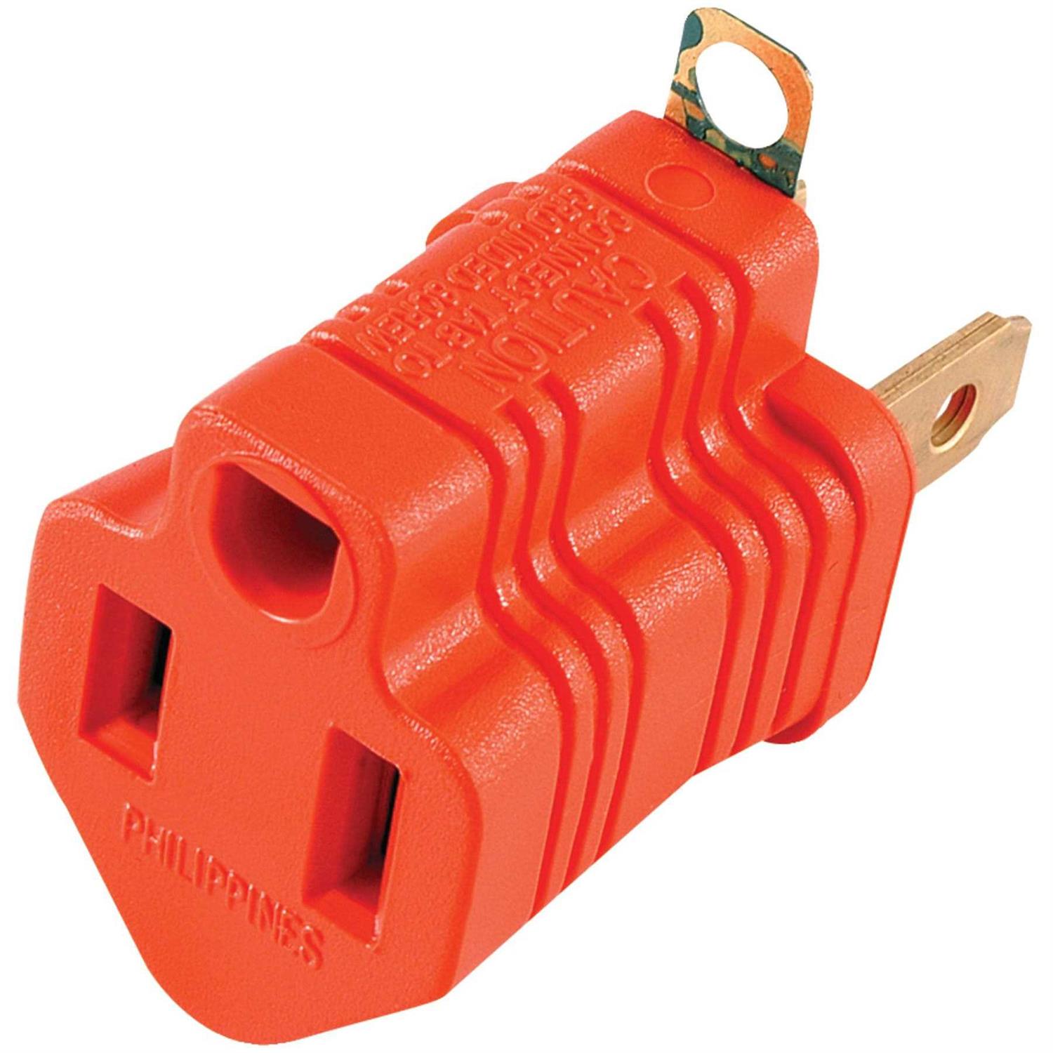GE Polarized Grounding 2-Prong Plug Adapter - Zenithce