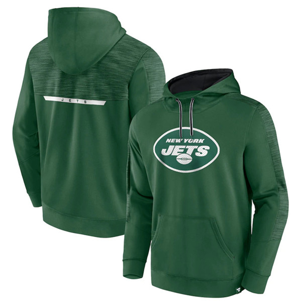 New York Jets Green Defender Evo Pullover Hoodie - Zenithce