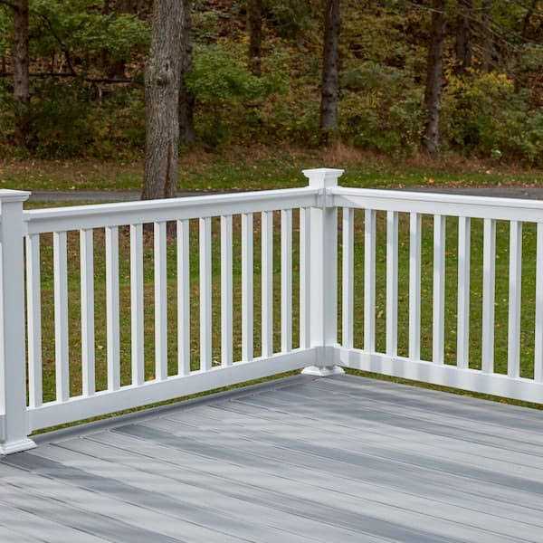 Veranda Linden H x 8 ft. W White Vinyl Privacy Fence Panel Kit - Zenithce
