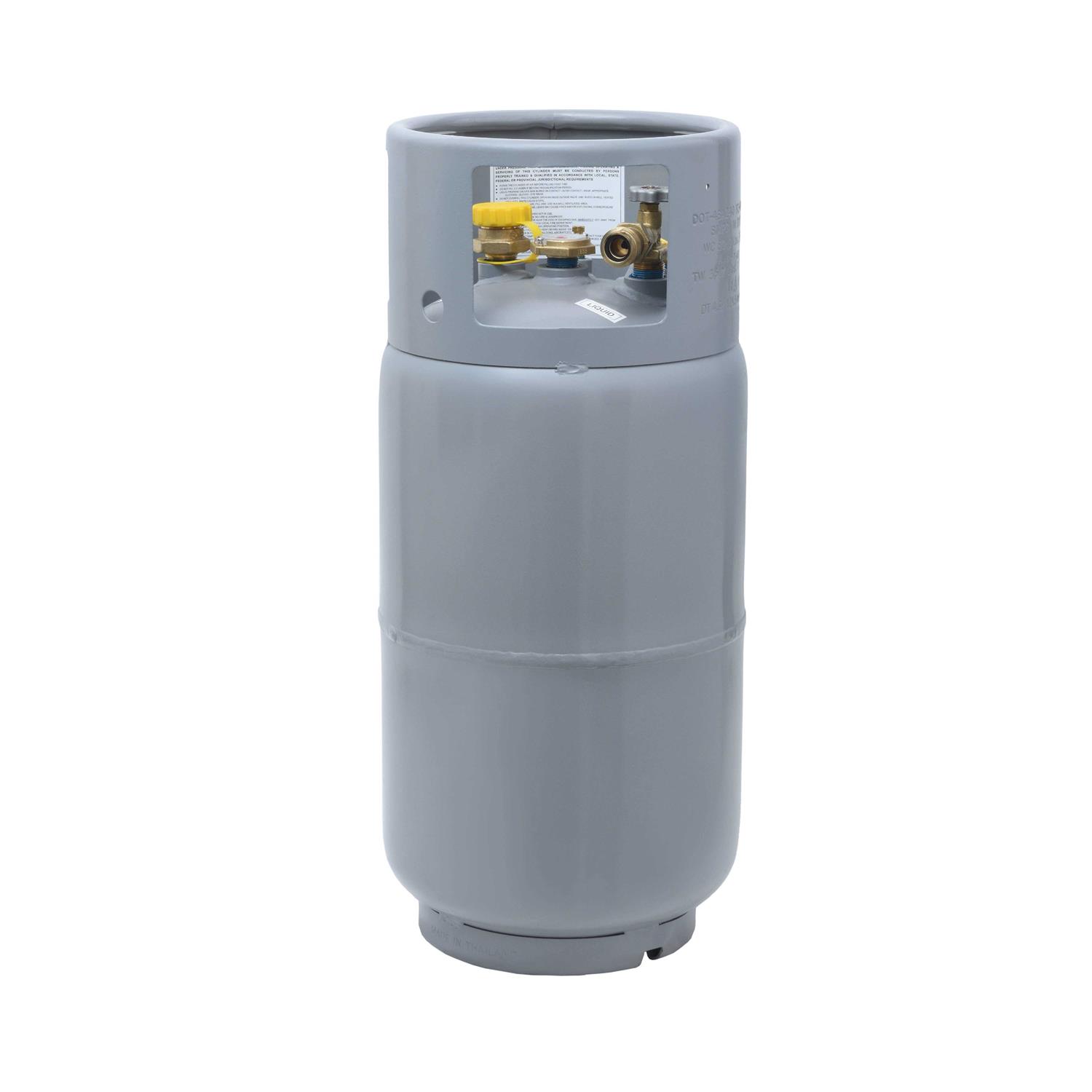 Flame King 33.5lb Aluminum Propane Tank Forklift Cylinder with Gauge - Zenithce