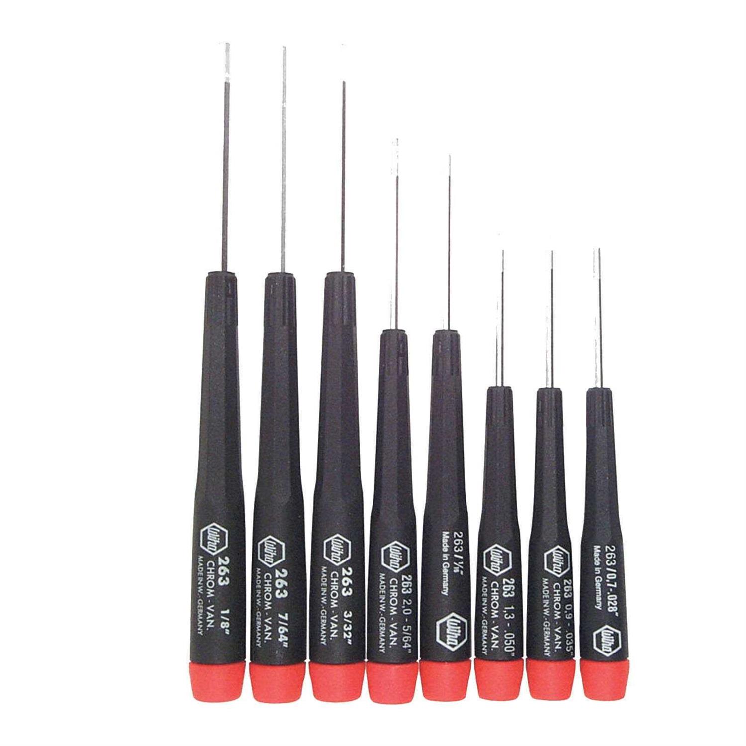 Wiha 26197 7-Piece Precision Slotted/Phillips Screwdriver Set - Zenithce