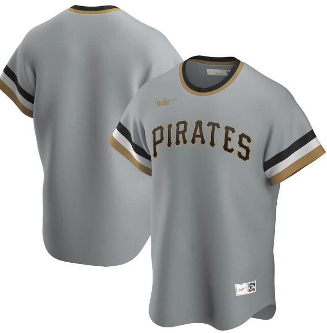 Pittsburgh Pirates Grey Cool Base Stitched Jersey - Zenithce