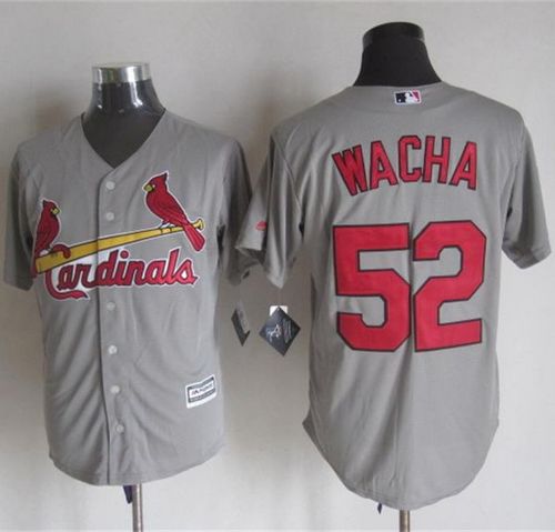 Cardinals #52 Michael Wacha Grey New Cool Base Stitched Jersey - Zenithce
