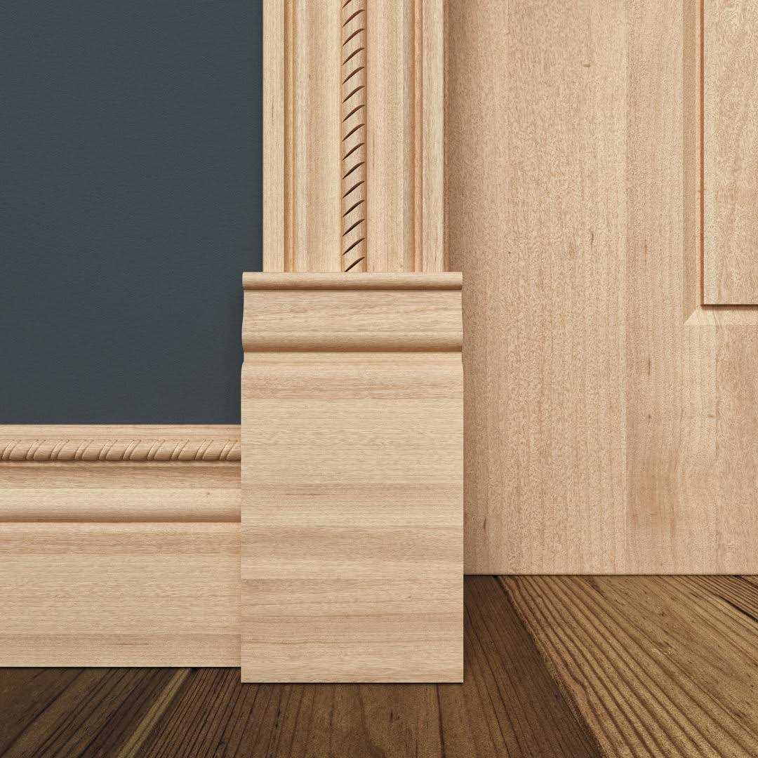 Ornamental Mouldings 7/16 in. x 3/4 in. x 96 in. Hardwood White - Zenithce