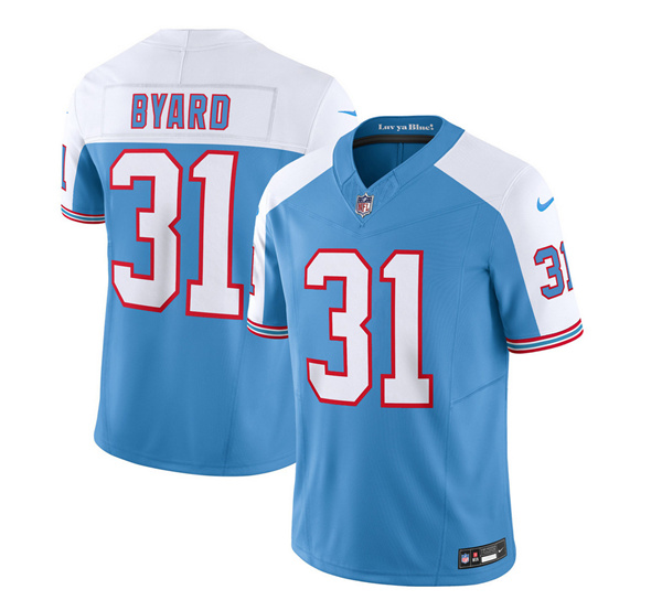Tennessee Titans #31 Kevin Byard Blue White 2023 F.U.S.E. Vapor Limited Throwback Stitched Jersey - Zenithce