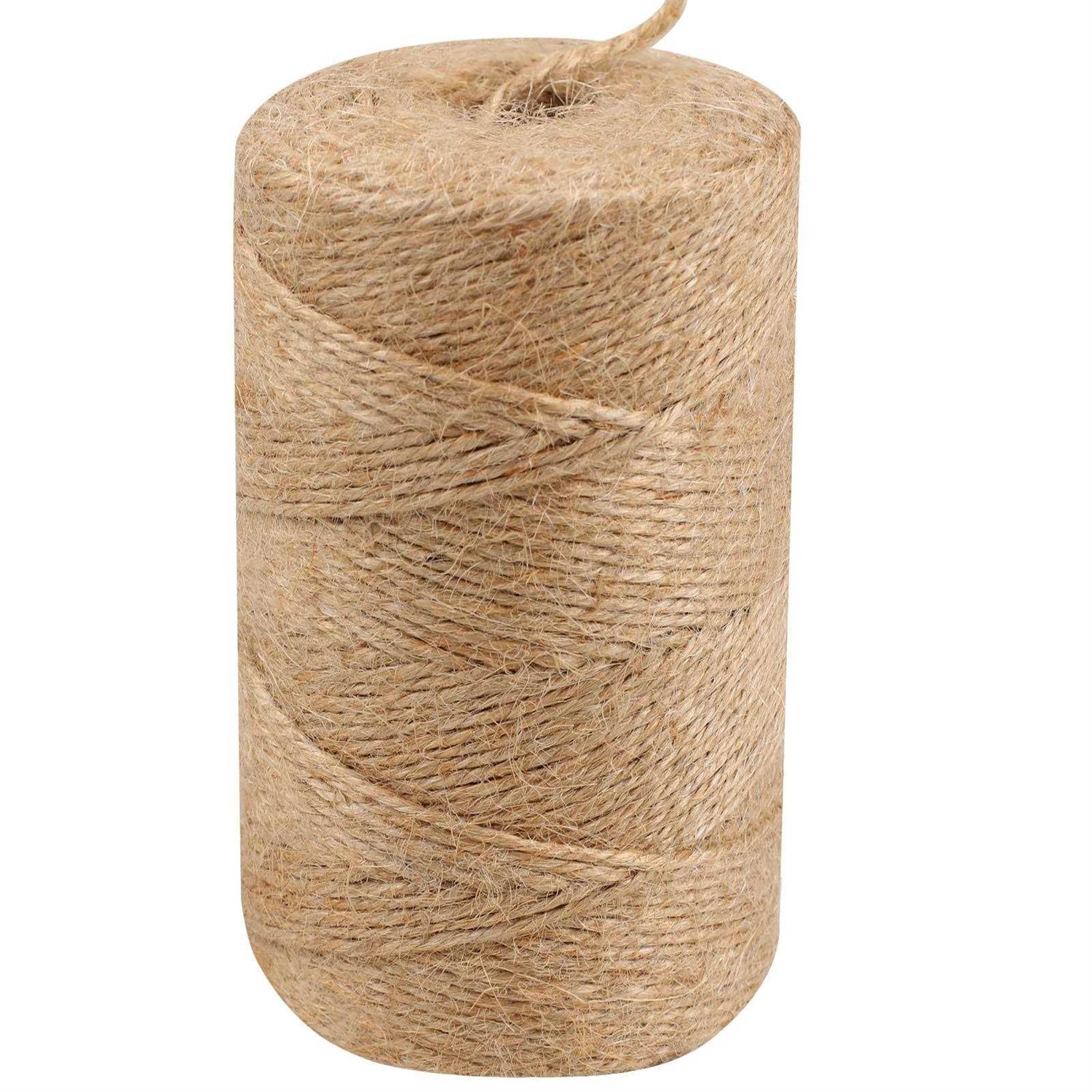 Natural Jute Twine Twine String 3ply Thin Ribbon Hemp Twine - Zenithce