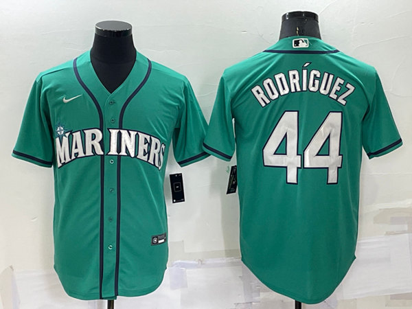 Seattle Mariners #44 Julio Rodríguez Aqua Cool Base Stitched Jersey - Zenithce