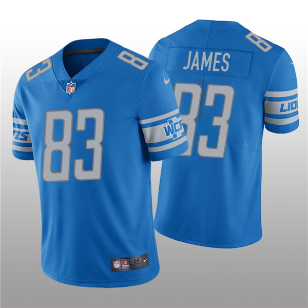 Lions #83 Jesse James Blue Vapor Untouchable Limited Stitched Jersey - Zenithce