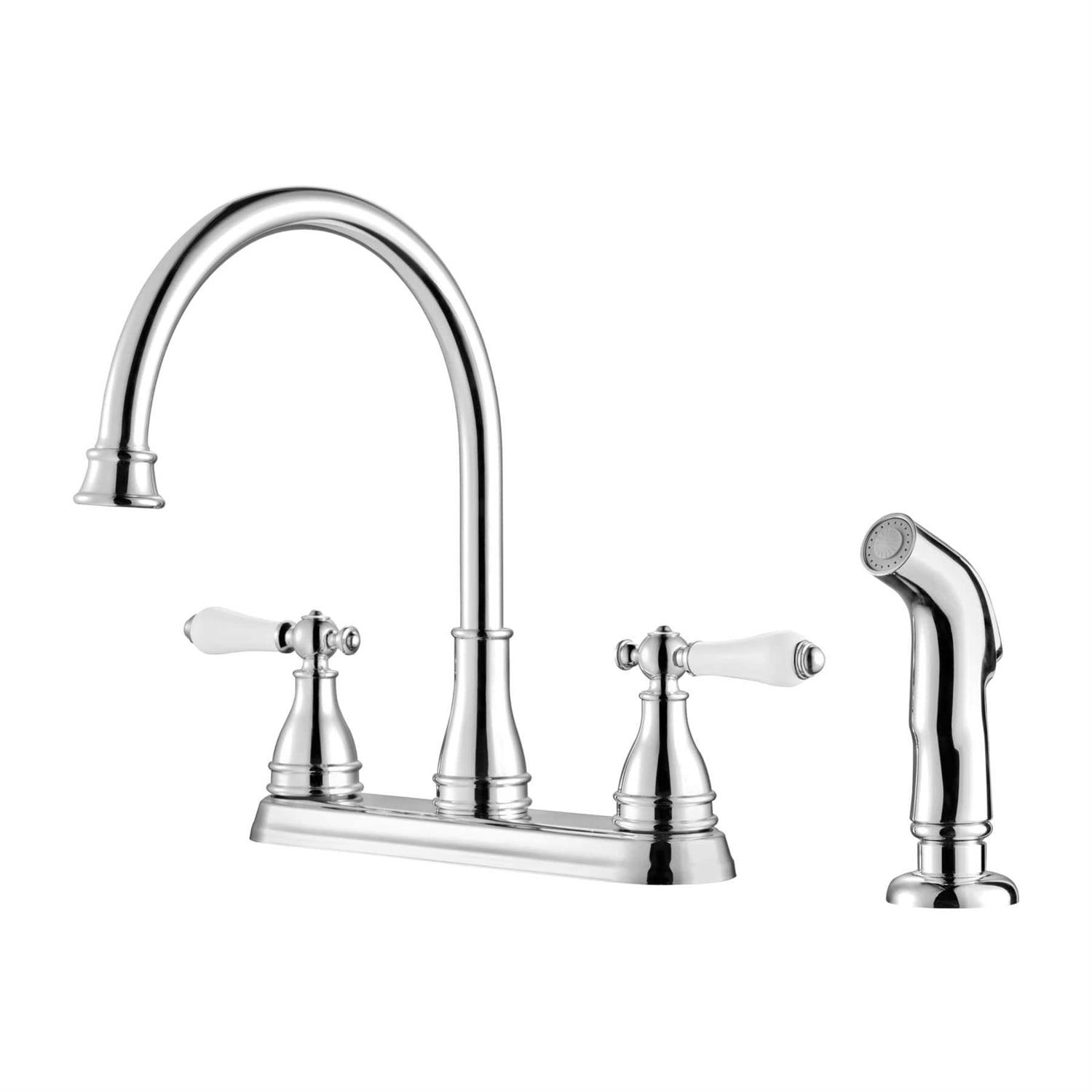 Pfister Shelton Stainless Steel Single Handle Pull-out Kitchen Faucet F-WKP-700S - Zenithce