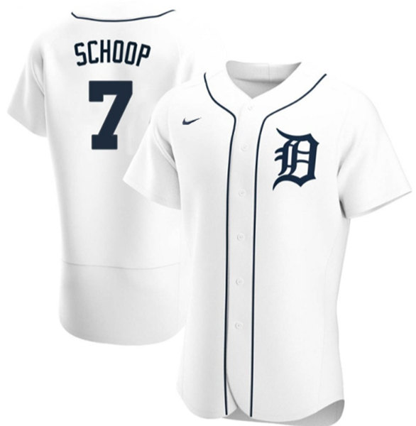 Detroit Tigers #7 Jonathan Schoop White Flex Base Stitched Jersey - Zenithce
