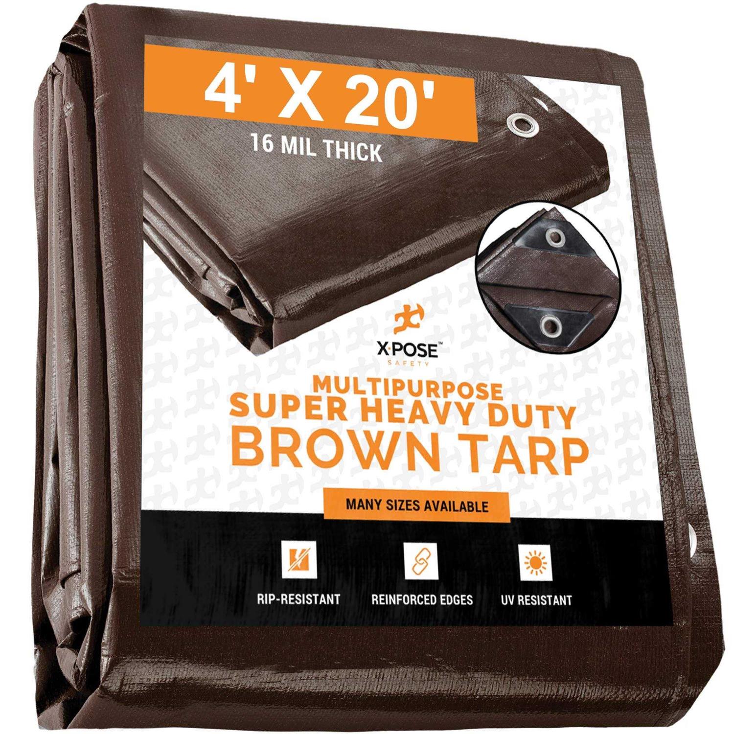 Xpose Safety Poly Tarp Multipurpose Protective Cover - Zenithce