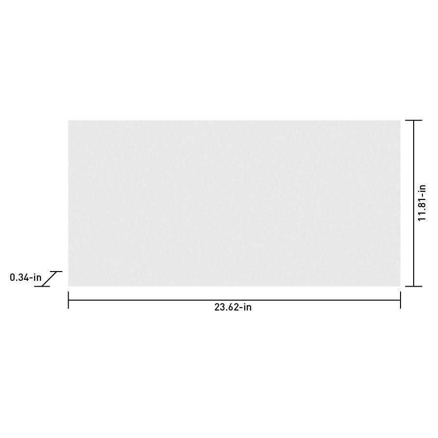 Satori Windsor White 24-in x 24-in Polished Porcelain Floor and Wall Tile 1001-0269-0 - Zenithce