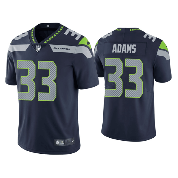 Seattle Seahawks #33 Jamal Adams Navy Vapor Untouchable Limited Stitched Jersey - Zenithce