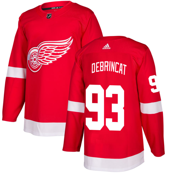 Detroit Red Wings #93 Alex DeBrincat Red Stitched Jersey - Zenithce
