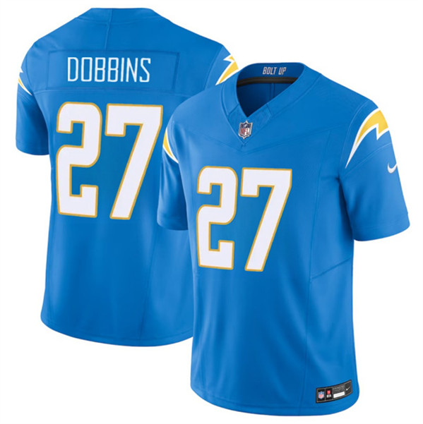 Los Angeles Chargers #27 J.K. Dobbins Blue 2024 F.U.S.E Vapor Limited Stitched Jersey - Zenithce
