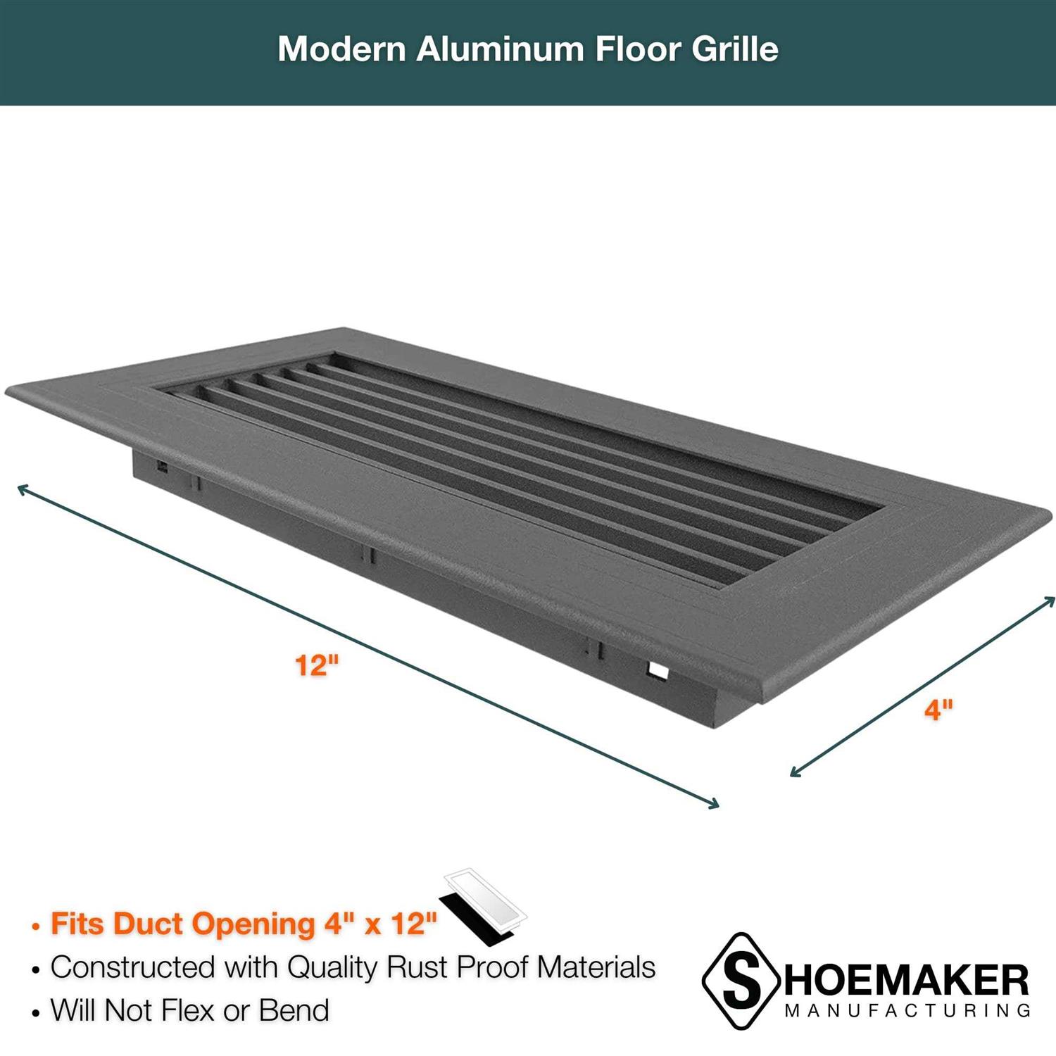 Shoemaker Manufacturing Premium Floor Register - Zenithce