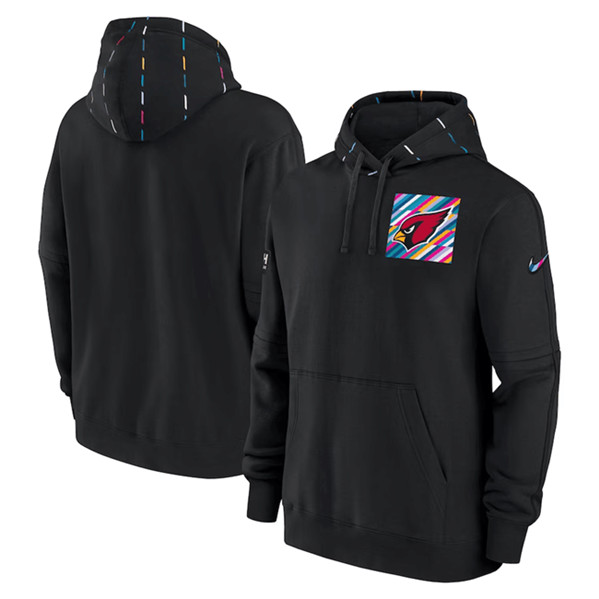 Arizona Cardinals Black 2023 Crucial Catch Club Pullover Hoodie - Zenithce