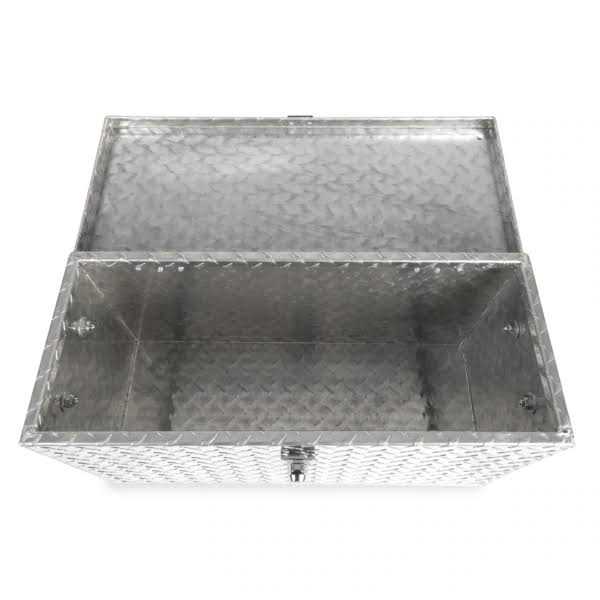 Hornet Outdoors Large Universal Fit Diamond Plate Aluminum Tool Box - Zenithce