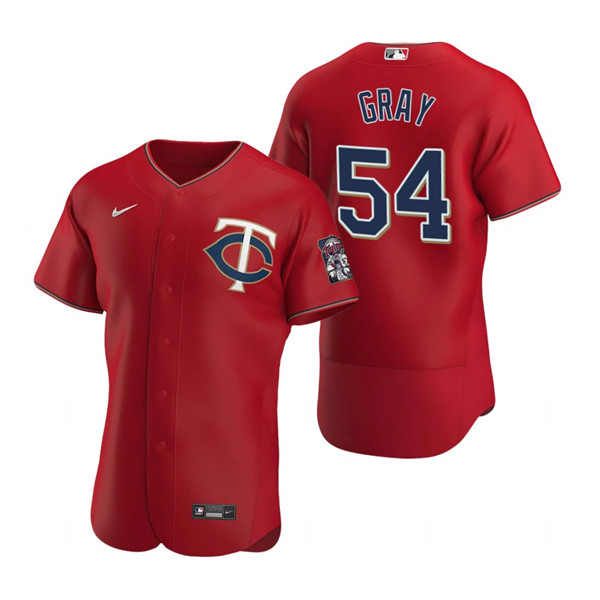 Minnesota Twins #54 Sonny Gray Red Flex Base Stitched Jersey - Zenithce