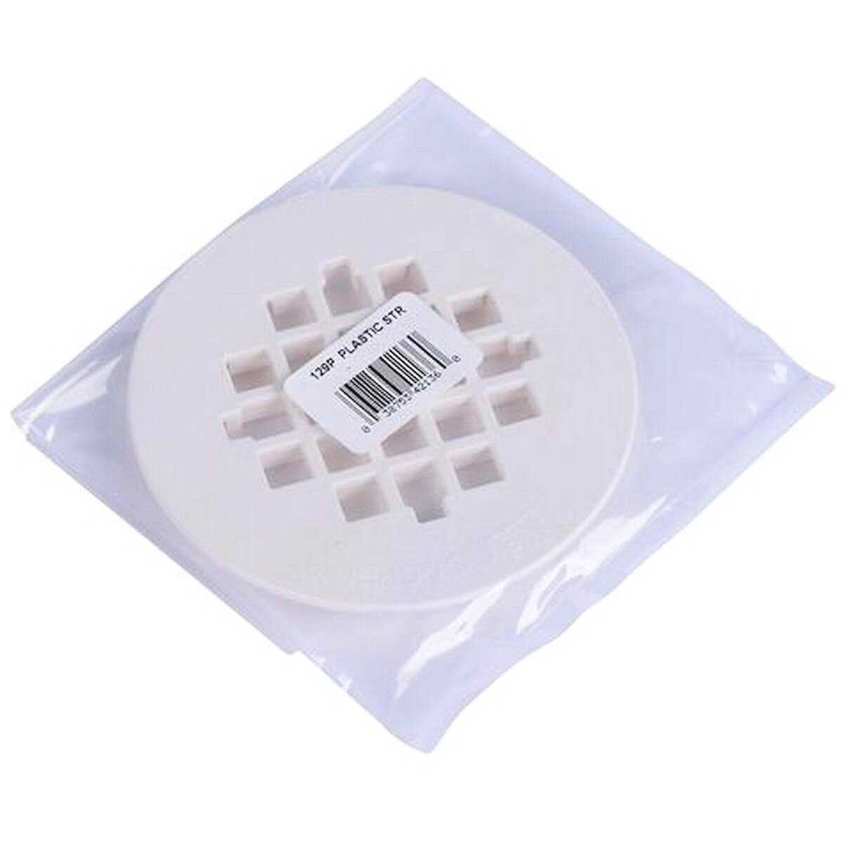 Oatey 4-1/4 in. Square Snap-Tite Black Matte Snap Strainer 42423 - Zenithce