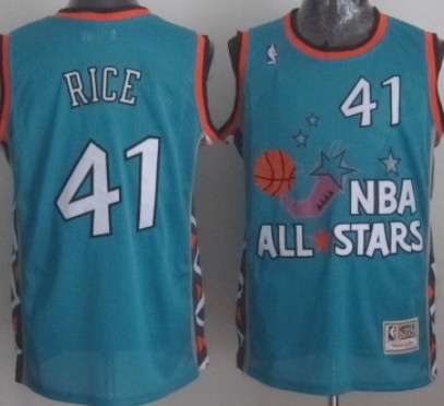 1996 All-Star #41 Glenn Rice Green Swingman Throwback Jersey - Zenithce
