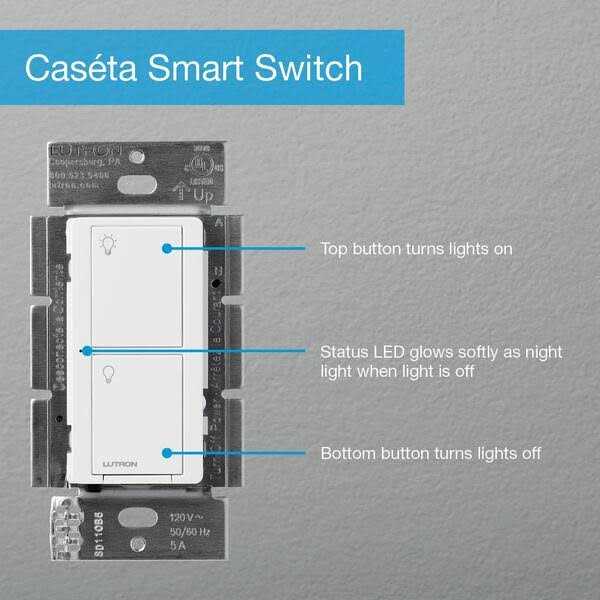 Lutron Caseta Smart Lighting Dimmer Switch Starter Kit with Caseta Smart Hub and Pico Bracket - Zenithce