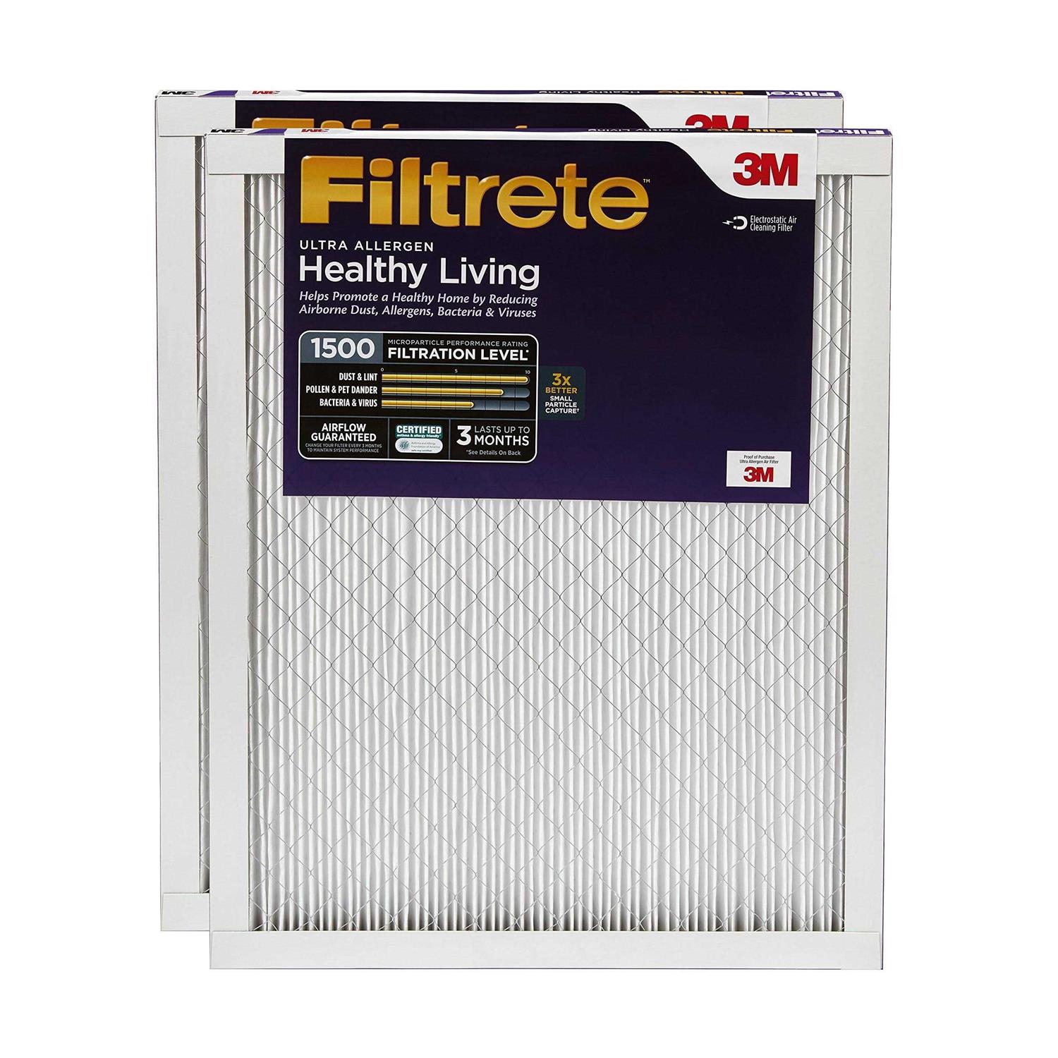 Filtrete AC Furnace Air Filter MPR 1500 - Zenithce