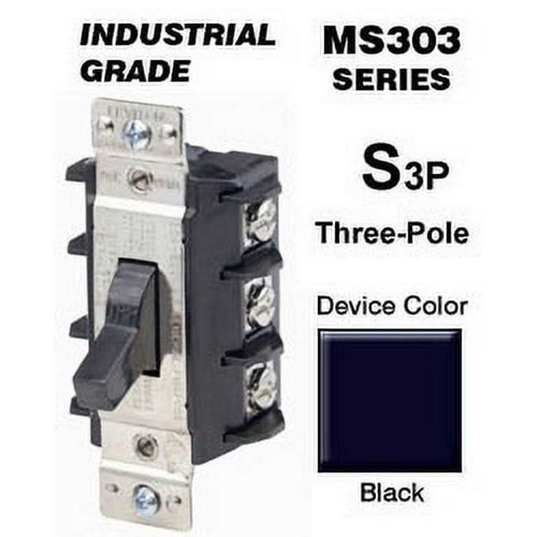 Leviton MS302-DSW Manual Motor Controller Thermoplastic Polyester - Zenithce