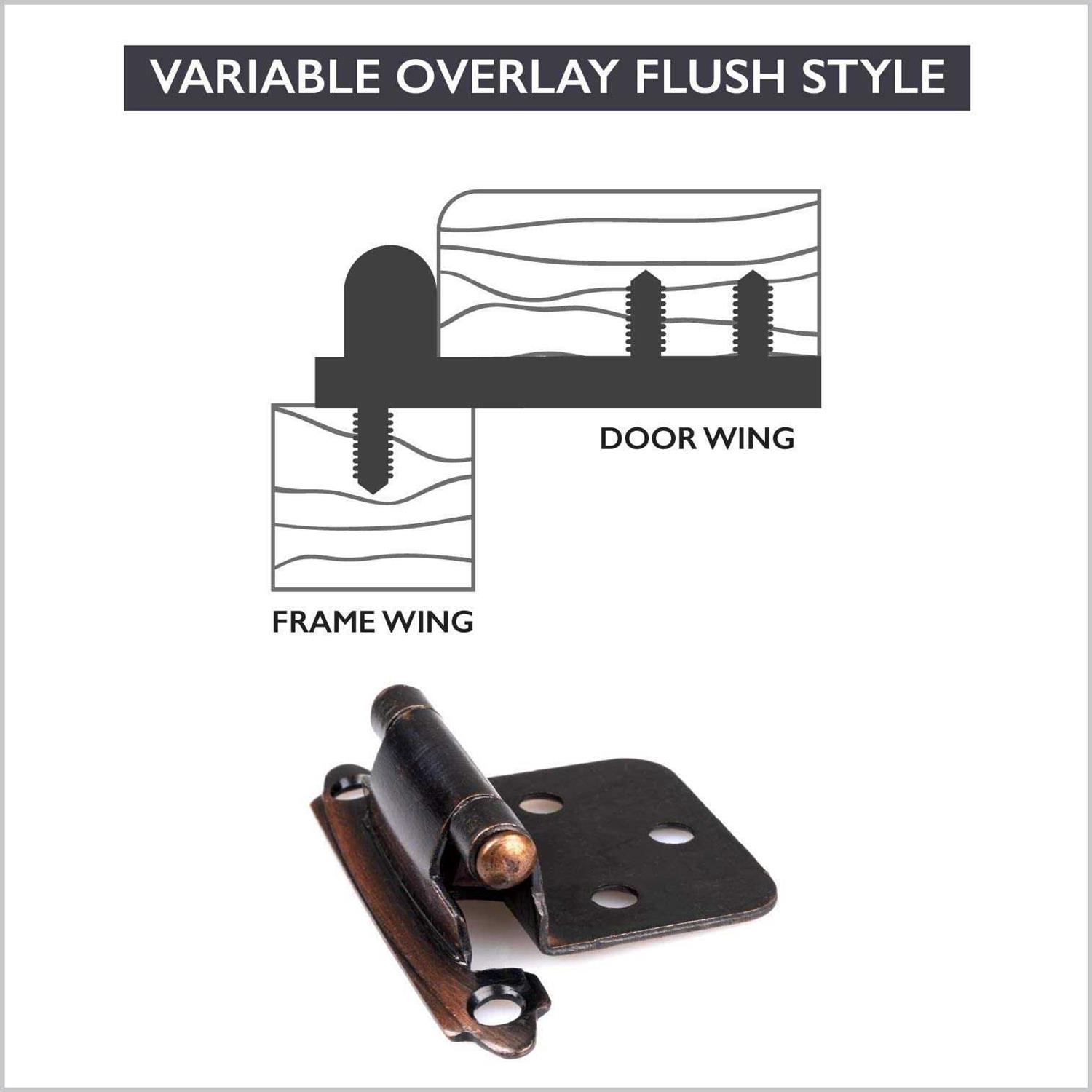Ilyapa Self Closing Cabinet Hinges 50 Pack - Zenithce