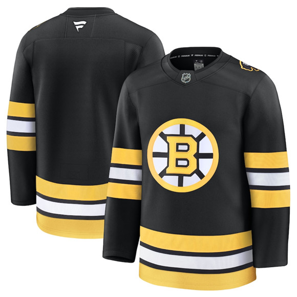 Boston Bruins Blank Black 2025 Home Stitched Jersey - Zenithce