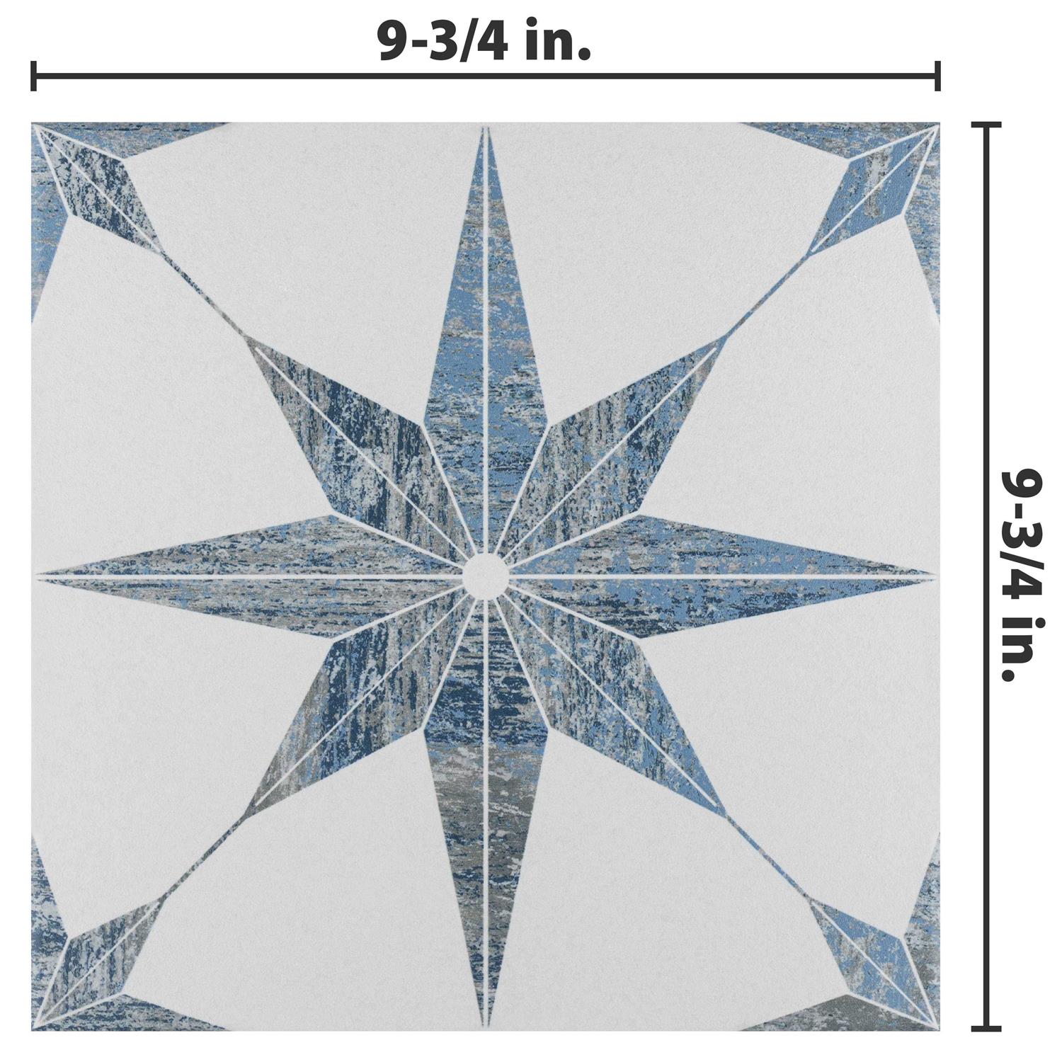 Merola Tile Captain Riptide 8 x 2 Blue Ceramic Specialty Trim - Zenithce