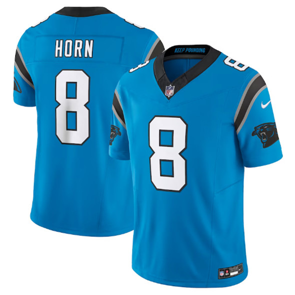 Carolina Panthers #8 Jaycee Horn Blue 2023 F.U.S.E. Vapor Untouchable Stitched Jersey - Zenithce
