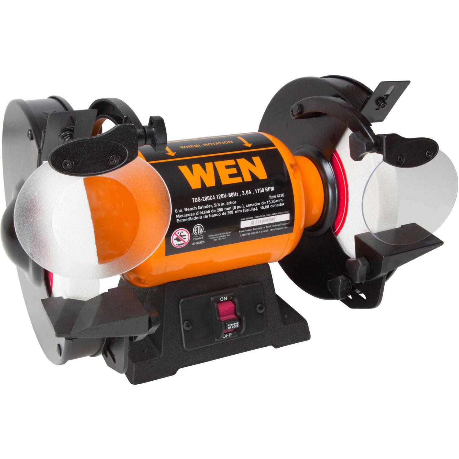 WEN 3-Amp 8-Inch Slow Speed Bench Grinder - Zenithce