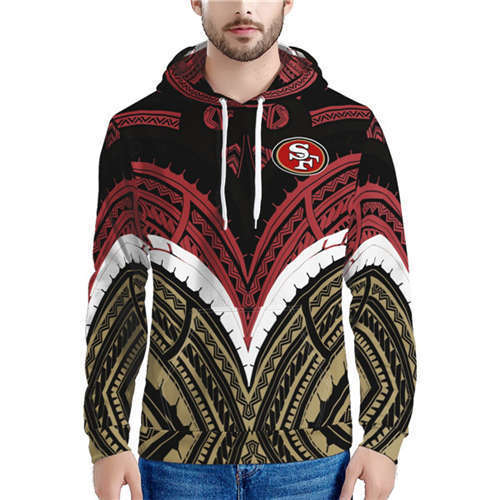 San Francisco 49ers Red Black Hoodie - Zenithce