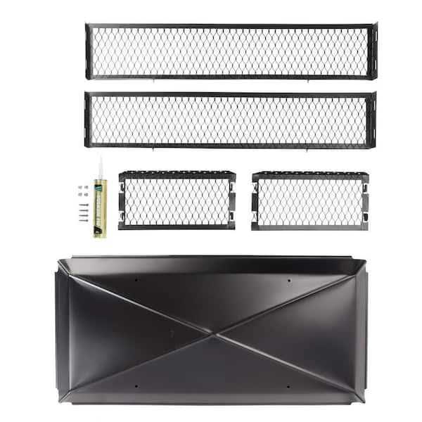 Shelter Galvanized Steel Multi-Flue Chimney Cap Black - Zenithce