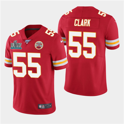 Chiefs #55 Frank Clark Red Super Bowl LIV Vapor Untouchable Limited Stitched Jersey - Zenithce
