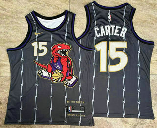 Toronto Raptors #15 Vince Carter Black 2024 City Edition AU Stitched Jersey - Zenithce