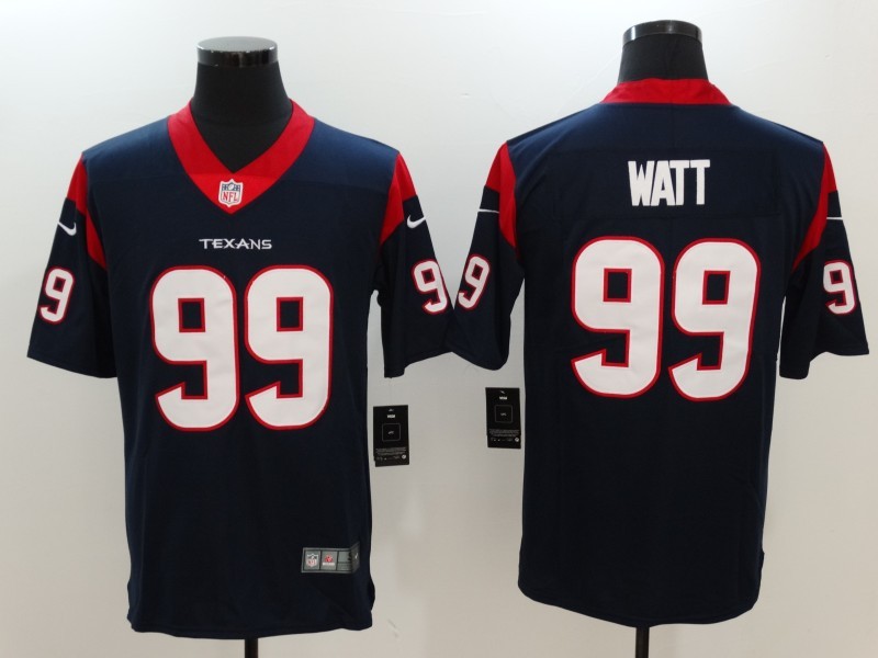 Houston Texans #99 J.J. Watt Nike Navy Vapor Untouchable Limited Stitched Jersey - Zenithce