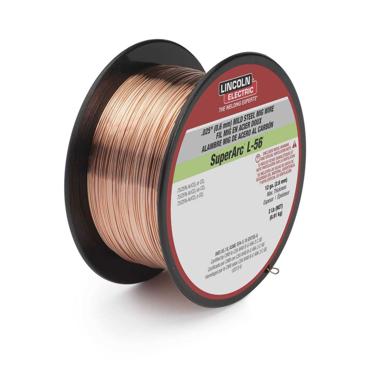 Lincoln Electric SuperArc L-56 MIG Welding Wire ED030632 - Zenithce