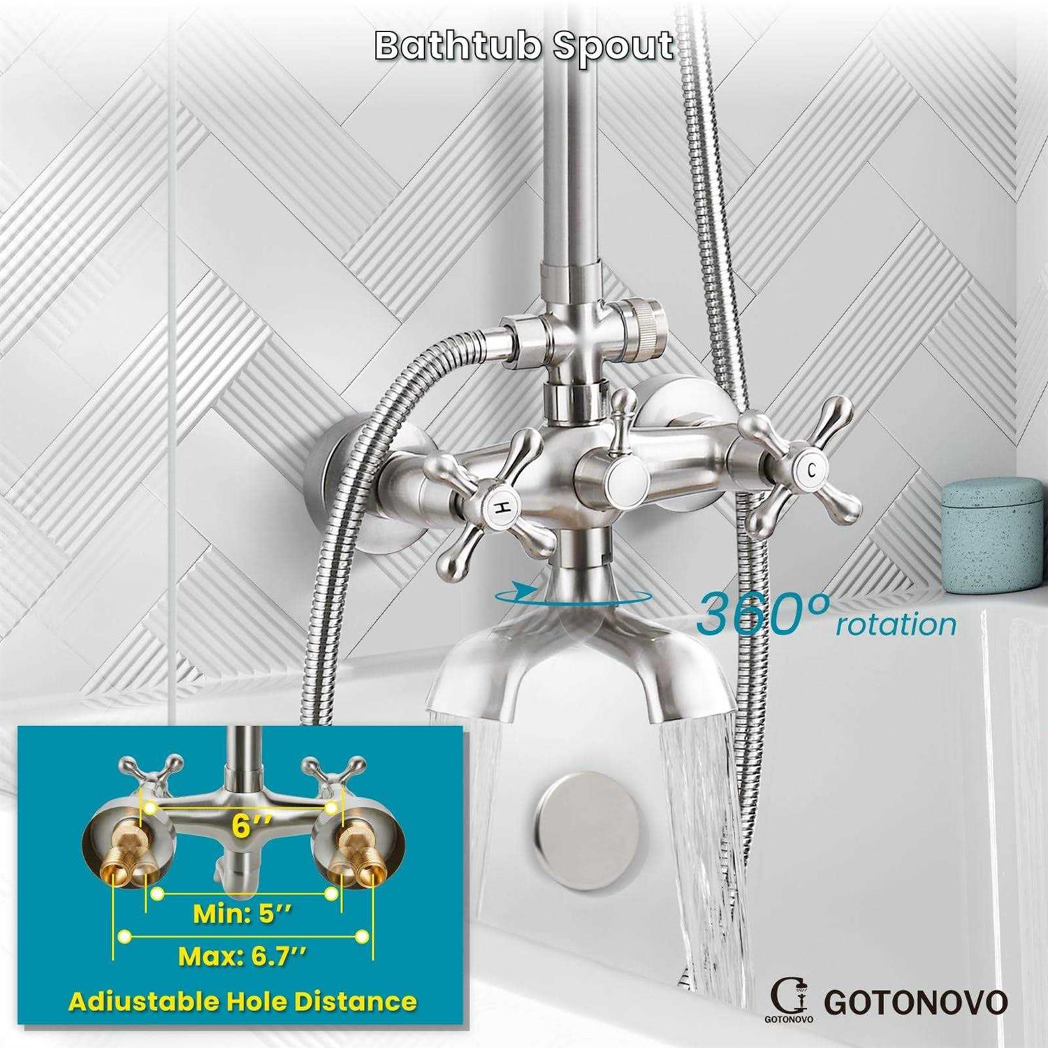 Shower Enema System with 79 Inches Hose, Diverter, Shower Douche for Men and Women Portable Cleaner - Zenithce