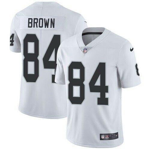Raiders #84 Antonio Brown White Vapor Untouchable Limited Stitched Jersey - Zenithce