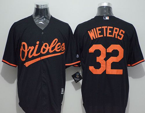 Orioles #32 Matt Wieters Black New Cool Base Stitched Jersey - Zenithce
