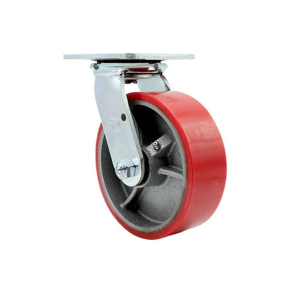 Service Caster 8 x 2 Polyurethane on Polyolefin Wheel Only with Roller Bearing - Zenithce