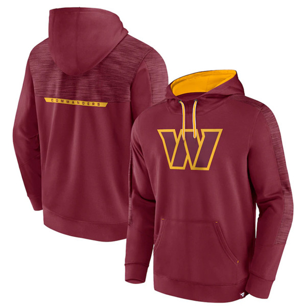 Washington Commanders Burgundy Defender Evo Pullover Hoodie - Zenithce
